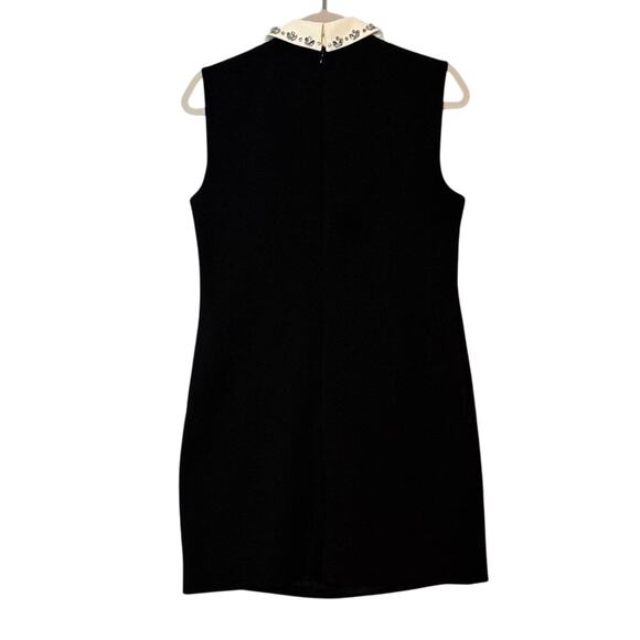 J.Crew Embellished Collar Black Shift Dress 4 NWT Holiday Party Work - Picture 5 of 9